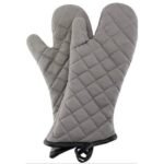 ARCLIBER Oven Mitts 1 Pair Of Quilted Terry Cloth Cotton Lining,Extra Long Professional Classic Oven Mitt Heat Resistant Kitchen Oven Gloves,16 Inch