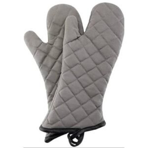 ARCLIBER Oven Mitts 1 Pair Of Quilted Terry Cloth Cotton Lining,Extra Long Professional Classic Oven Mitt Heat Resistant Kitchen Oven Gloves,16 Inch